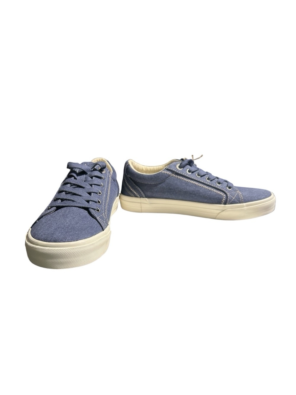Taos Canvas Blue Comfort Sneakers Low Top Walking Casual Size 10 NWT
